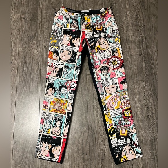 Moschino Pants - Vintage 90s comic graph moschino pant
